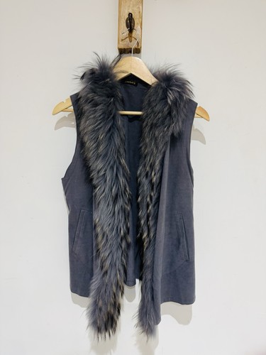 Jayley dark grey real fur - jayley, trim