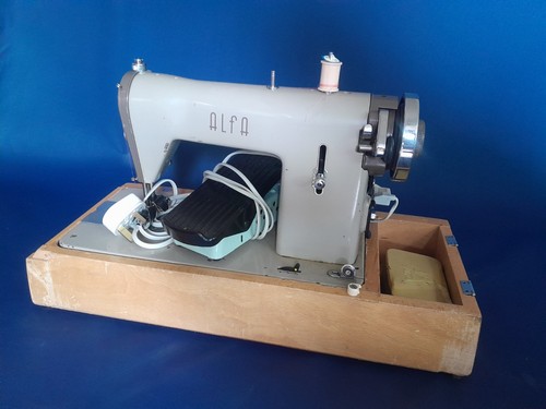 Retro alfa sewing machine - sewing,