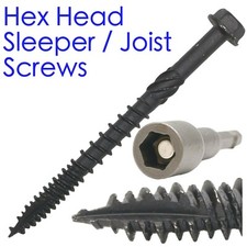 Hex Head Sleeper Screws Timber