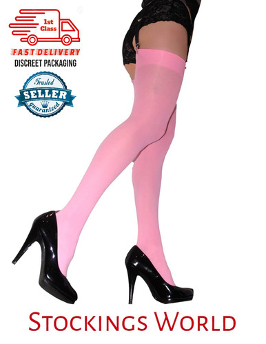 Pink stockings denier - 40,