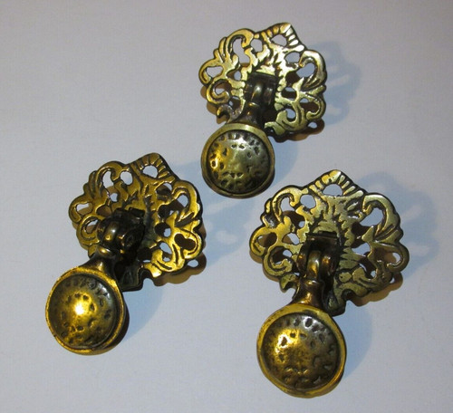 Vintage solid brass ornate - solid,