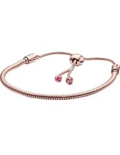 Pandora Peach Blossom Moments Slider Bracelet 19cm RRP £225 DISCONTINUED