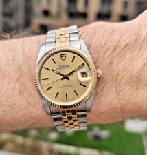 Tudor Prince OysterDate 74033 | 18K Gold & Steel Vintage Watch