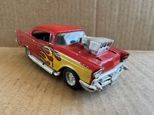 Classic Majorette Chevy 57 Blower/ Gasser 1/32 Hot Rods Die Cast Toy Car 1980's