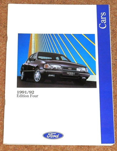 1991 ford cars - ford, brochure