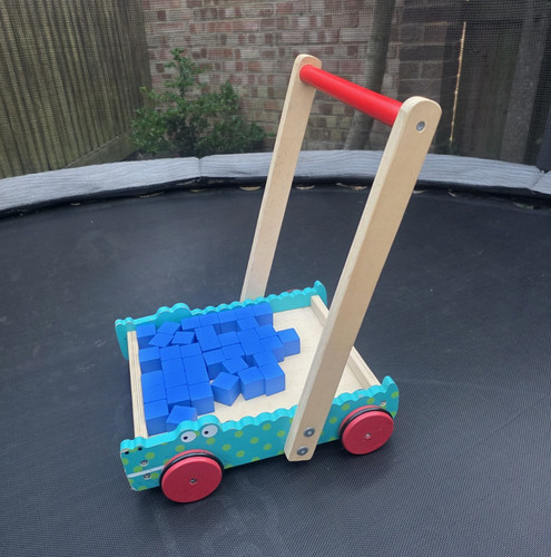 Ikea wooden first steps push - wooden,