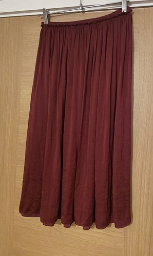 Jigsaw burgundy pleated midi - burgundy,