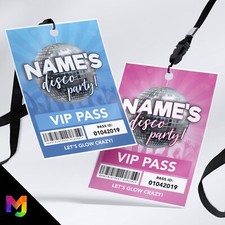 Personalised Disco Party Vip