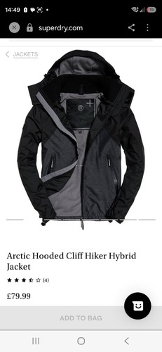 Superdry artic hooded - artic,