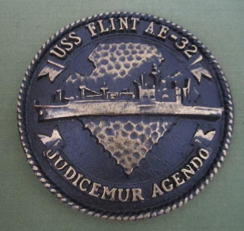 Uss flint plaque navy us - uss,