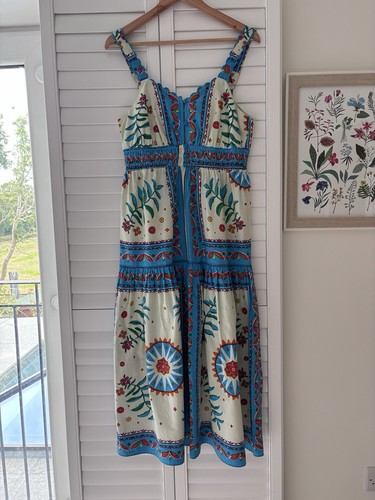 Monsoon blue cream floral - blue, boho