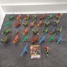 Sega Sunrise Playmates Dinosaur King Toy Figures X 30 and 1 Card Bundle Job Lot