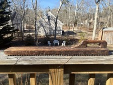 Antique Ribbed Mangle Board