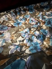 100% PURE SILK Italian Elegant Crinkle Fabric| 2m Long x 54” | sewing,Craft-89