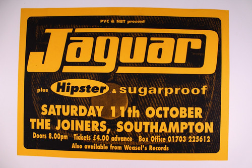 Jaguar band poster original - jaguar,