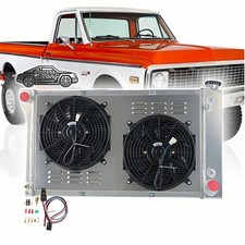 3 Row Radiator + Shroud Fan