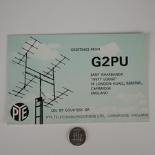 1974 QSL Card G2PU Sant