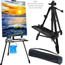 50-155cm Folding Art Easel Stand for Painting Drawing Sketch Tripod w Carry Bag