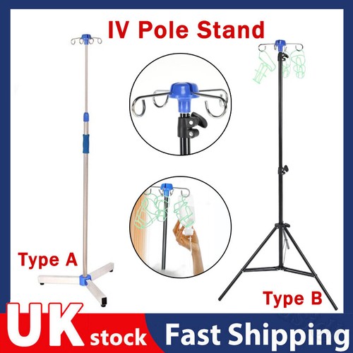 Portable pole drip - pole,