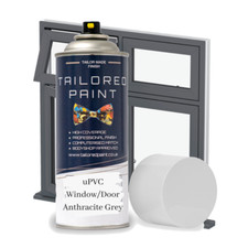 uPVC Aerosol Spray Paint Anthracite Grey Windows Doors Plastic Cladding Fascia