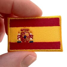Mini Spain Flag Patch Iron Sew