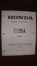 HONDA CL125A PARTS CATALOG