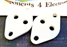 CERAMIC TRANSISTOR HEATSINK  INSULATORS ( PACK OF 2)  2mm/ Size TO-3 (910102)