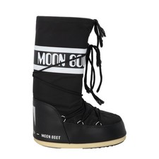 MOON BOOT Unisex Adults Icon Snow Boots Flat  Nylon Black UK 6-7.5 RRP 170
