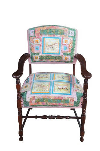 Antique mahogany quilted - antique,