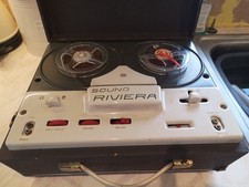 BSR Sound Riviera Reel-To-Reel Tape Player Vintage Power Tested Only
