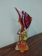 MURANO ?? GLASS RED & WHITE