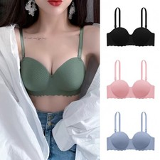 Sexy Bras For Women Seamless Wireless Bra Push Up Underwear Female Solid Color
