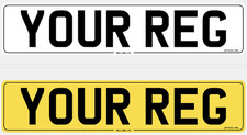 Premium Number Plates Pair – 100% Road Legal / MOT Car Registration Front & Rear