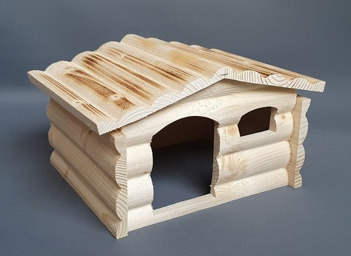 Wooden house cage accessories - house,