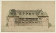 8" x 10"  1891 Stable for