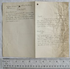 Vintage note: J. Harrison, Poplars re works to Barton's Hospital, quick lime etc