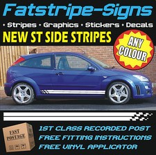 to fit FORD FOCUS NEW ST STRIPES CAR VINYL GRAPHICS DECALS RS ZETEC S 1.4 1.6