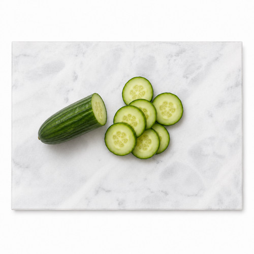 White marble chopping board - white,