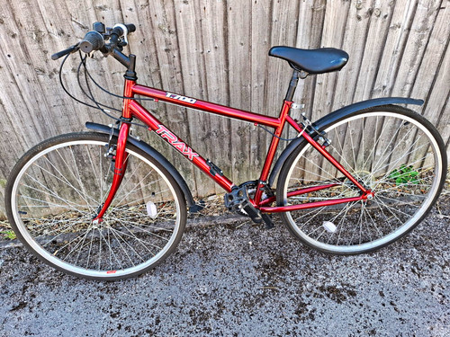 Trax t700 hybrid bike black - trax,