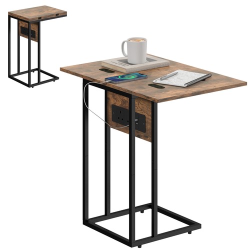 Homcom shaped side table - homcom,