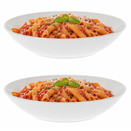 White salad pasta bowl dish - 2,