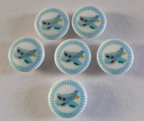 Baby buttons aeroplane - -,