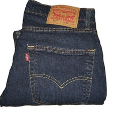 Levi's Jeans 527 Slim Bootcut Stretch Denim W30 L28 Dark Blue (0707) Mens