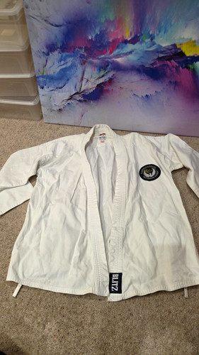 Blitz white karate uniform - blitz,