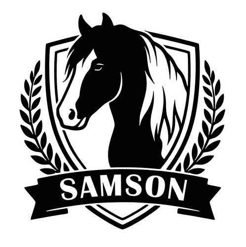 Personalized horse cob sticker - cob,
