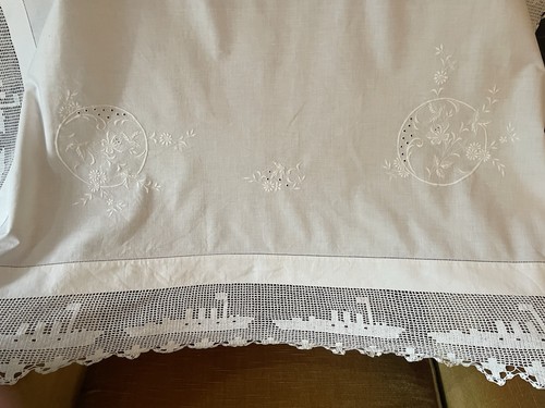 White cotton embroidered - cotton,