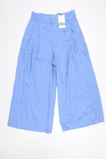 ZARA Women Blue Wide-Leg