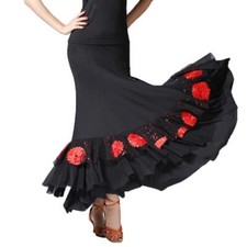 Flamenco Dance Skirt Ballroom