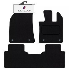 Fits MG HS Auto 2024-Onwards Fully Tailored Car Floor Mats Black Carpet/Rubber