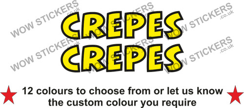 Crepes stickers street - ,
